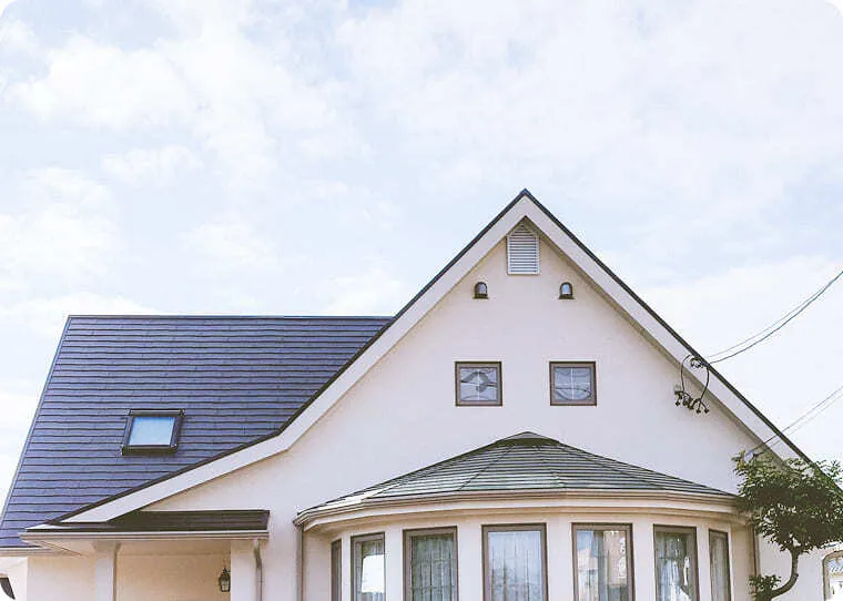 三角屋根が目標